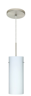 Stilo One Light Pendant in Satin Nickel (74|1JT-412307-LED-SN)