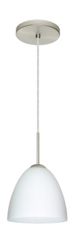 Vila One Light Pendant in Satin Nickel (74|1JT-447007-LED-SN)