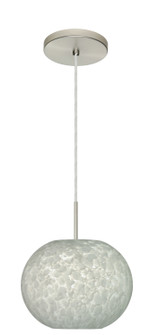 Luna One Light Pendant in Satin Nickel (74|1JT-477619-LED-SN)