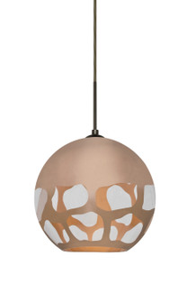 Rocky One Light Pendant in Bronze (74|1JT-ROCKYCP-LED-BR)