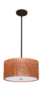 Tamburo Three Light Pendant in Bronze (74|1KT-4008CS-LED-BR)