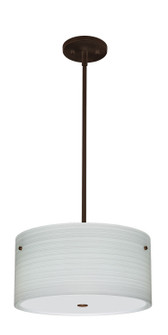 Tamburo Three Light Pendant in Bronze (74|1KT-4008KR-BR)