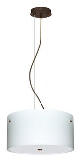 Tamburo Three Light Pendant in Bronze (74|1KV-400807-LED-BR)
