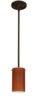 Stilo One Light Pendant in Bronze (74|1TT-4404CH-HAL-BR)