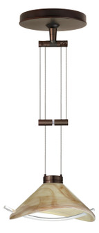 Hoppi One Light Pendant in Bronze (74|1XA-181305-BR)