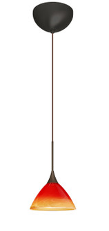Domi One Light Pendant in Bronze (74|1XC-1743SL-LED-BR)