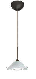 Hoppi One Light Pendant in Bronze (74|1XC-181304-LED-BR)