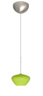 Peri One Light Pendant in Satin Nickel (74|1XC-541035-LED-SN)