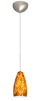 Karli One Light Pendant in Satin Nickel (74|1XC-719818-LED-SN)