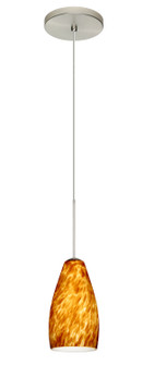 Karli One Light Pendant in Satin Nickel (74|1XT-719818-LED-SN)