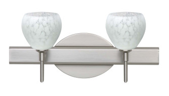 Tay Tay Two Light Wall Sconce in Satin Nickel (74|2SW-560519-SN)