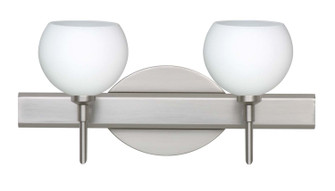 Palla Two Light Wall Sconce in Satin Nickel (74|2SW-565807-SN)