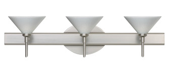 Kona Three Light Wall Sconce in Satin Nickel (74|3SW-282453-SN)