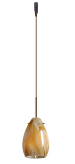 Pera One Light Pendant in Bronze (74|RXP-1713HN-BR)