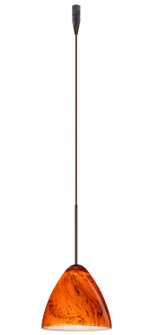 Mia One Light Pendant in Bronze (74|RXP-1779HB-BR)