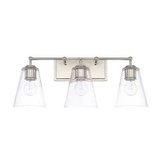 Murphy Three Light Vanity in Polished Nickel (65|121731PN-463)