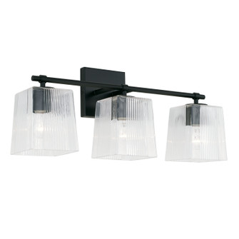 Lexi Three Light Vanity in Matte Black (65|141731MB-508)