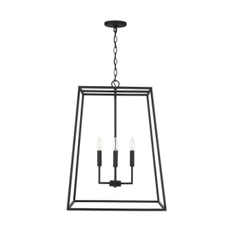 Clint Four Light Pendant in Black Iron (65|337341BI)