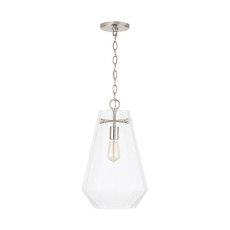 Lee One Light Pendant in Brushed Nickel (65|338316BN)