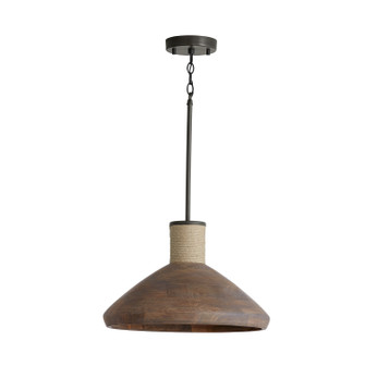 Jacob One Light Pendant in Grey Wash and Grey Iron (65|340313YG)