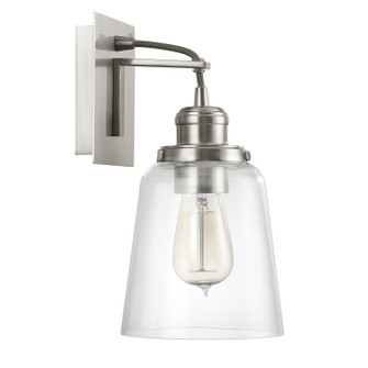 Fallon One Light Wall Sconce in Brushed Nickel (65|3711BN-135)