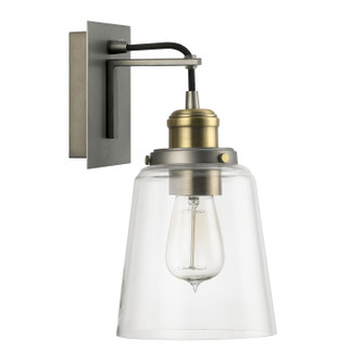 Fallon One Light Wall Sconce in Graphite and Aged Brass (65|3711GA-135)