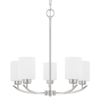 Dixon Five Light Chandelier in Brushed Nickel (65|415251BN-338)