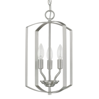 Folsom Three Light Foyer Pendant in Brushed Nickel (65|515831BN)