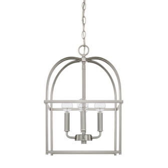 Aubrey Four Light Foyer Pendant in Brushed Nickel (65|527542BN)