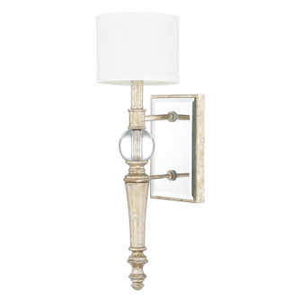 Carlyle One Light Wall Sconce in Gilded Silver (65|611711GS-654)
