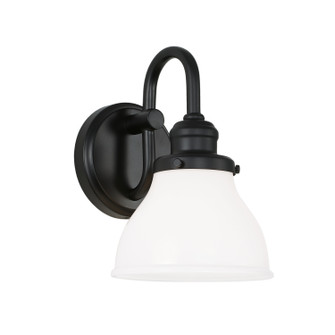Baxter One Light Wall Sconce in Matte Black (65|8301MB-128)