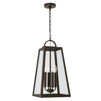 Leighton Four Light Outdoor Hanging Lantern in Oiled Bronze (65|943744OZ)