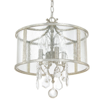 Blakely Four Light Pendant in Antique Silver (65|9484AS-CR)