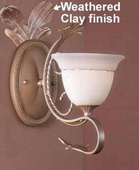 Treviso Two Light Wall Sconce in Weathered Clay (92|4110 WC)