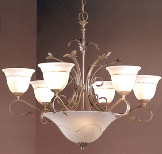 Treviso Nine Light Chandelier in Pearlized Gold (92|4119 PG)