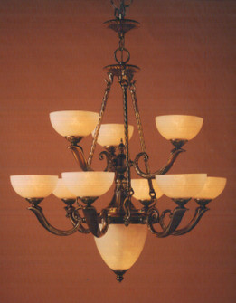 Valencia Ten Light Chandelier in Gold Matte (92|5656 GM)