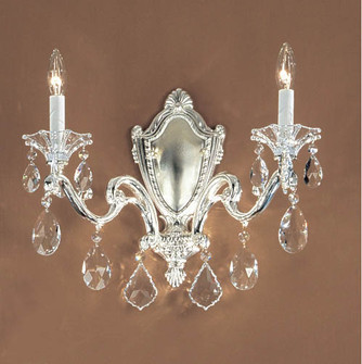 Via Firenze Two Light Wall Sconce in Silver Plate (92|57102 SP C)