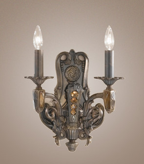 Castillio de Bronce Two Light Wall Sconce in Aged Bronze (92|57332 AGB AI)