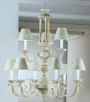 Innsbrook 12 Light Chandelier in Ivory Gold (92|69118 IG)