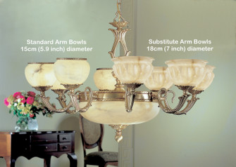 Alexandria I 12 Light Chandelier in Satin Bronze w/Brown Patina (92|69608 SBB)