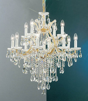 Maria Theresa 13 Light Chandelier in Olde World Gold (92|8124 OWG C)