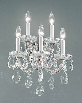 Maria Theresa Five Light Wall Sconce in Chrome (92|8125 CH C)