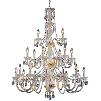 Monticello 21 Light Chandelier in Gold Color Plated (92|8201 GP I)