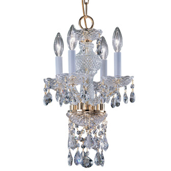 Monticello Four Light Mini Chandelier in Gold Color Plated (92|8244 GP C)