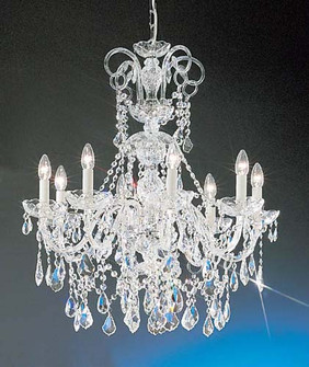 Bohemia Eight Light Chandelier in Chrome (92|8261 CH C)