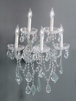 Prague Five Light Chandelier in Chrome (92|8285 CH C)