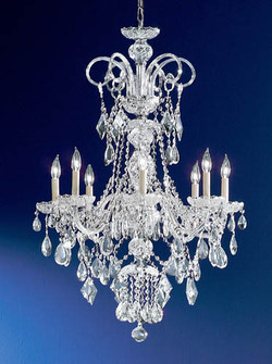 Prague Eight Light Chandelier in Chrome (92|8288 CH C)