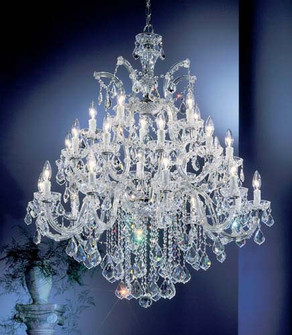 Rialto Traditional 25 Light Chandelier in Chrome (92|8349 CH CP)