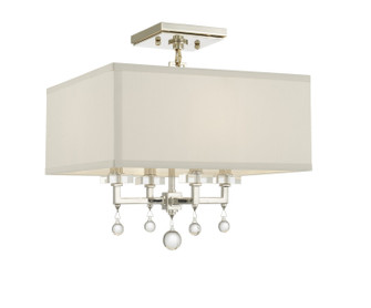 Paxton Four Light Semi Flush Mount in Polished Nickel (60|8105-PN_CEILING) Paxton Four Light Semi Flush Mount in Polished Nickel (60|8105-PN_CEILING)