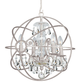 Solaris Four Light Mini Chandelier in Olde Silver (60|9025-OS-CL-MWP)